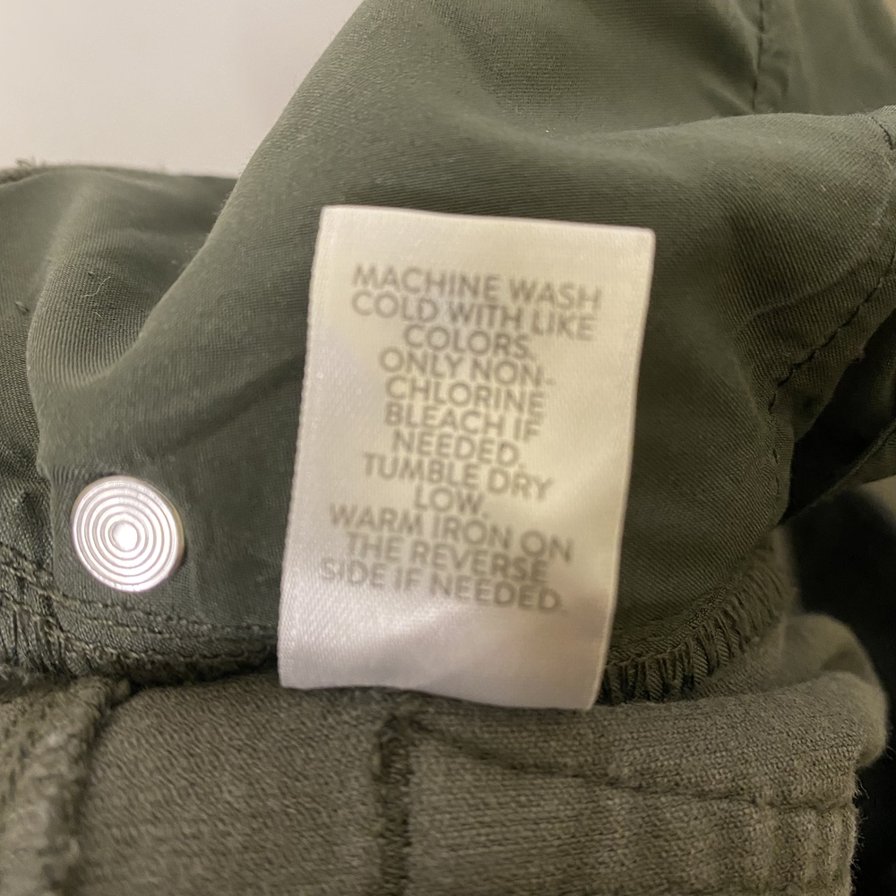 J.jill Women's‎ Pull-on Olive Green Corduroy Pants - Picture 7 of 10